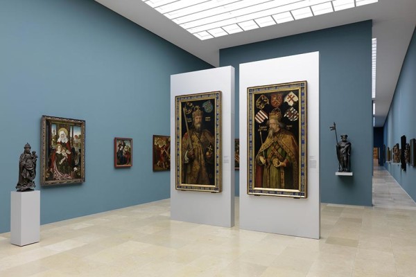 Die Kaiserbilder von Albrecht Dürer in den Ausstellungsräumen des Germanischen Nationalmuseums. Bildnachweis: Germanisches Nationalmuseum